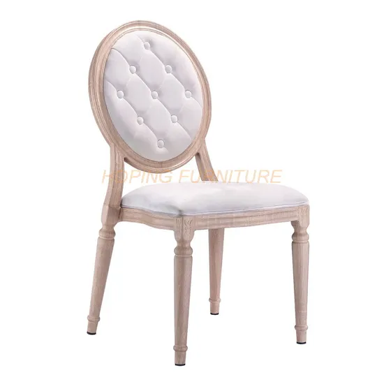 Hotel Restaurant Diningroom Cross Back Louis Chair Indoor Home Oak Wooden Dining Chair