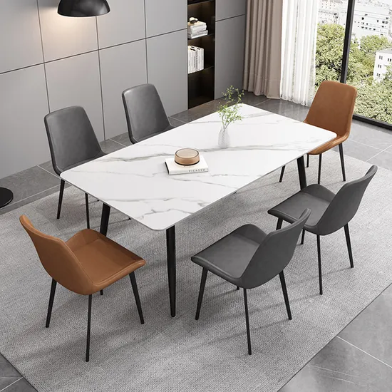 Extendable Dining Set Sintered Stone Dining Table Round Dining Table Stone Dining Room Table Dining Table Chair