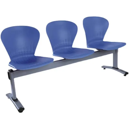 Practical Plastic Hospital Waiting Room Bench for Indoor and Outdoor Hallway Chairs