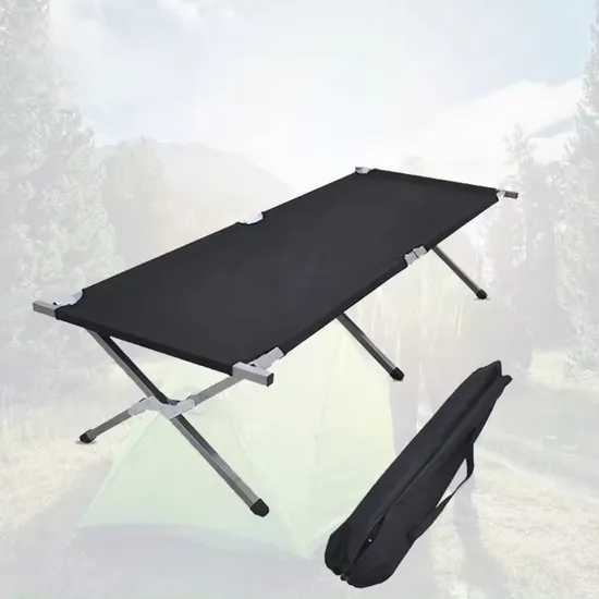 Reliable Aluminum Stretcher Bed Camping Folding Bunk Bed Cots for Outdoor