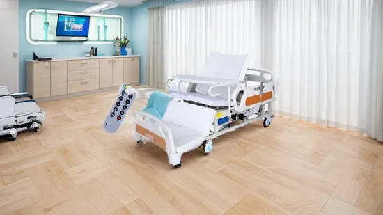 Hospital ABS Three-Function Electric Medical Bed Nursing Bed