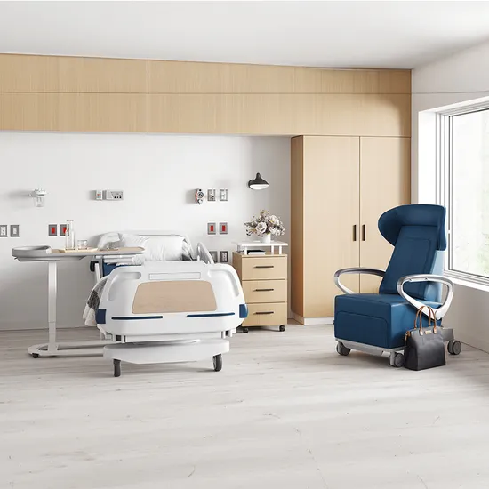 Turn Key Project Service 2 3 5 Function Manual Ward Furniture Rotate Medical Hospital Bed Patient Electric ICU Bed
