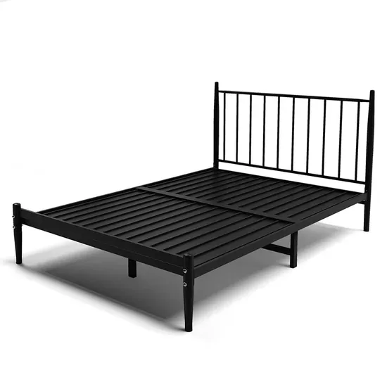 Factory Direct Sale Modern Wrought Iron Thickened Double Metal Bed
