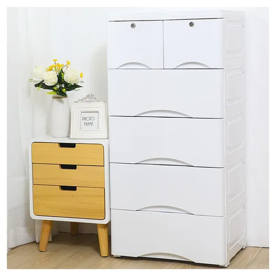 Prima Customizable Wooden Furniture Practical Brown Color Apartment Solid Wood Wardrobe Bedroom