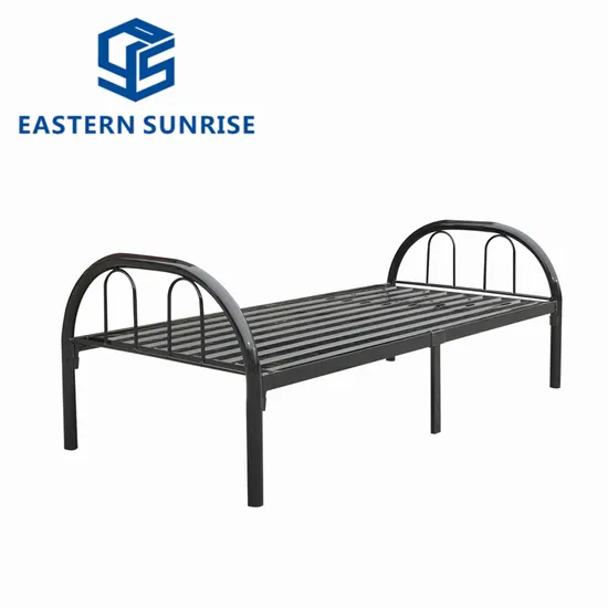 Cheap Metal Single Bed Frame for Labor, Camp, Hotel