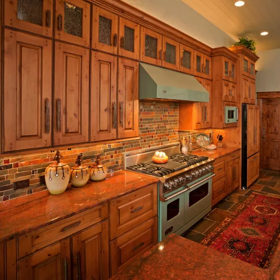 Cbmmart Custom Classic Cherry Wood Pantry Furniture Red Oak/White Oak Kitchen Cabinets