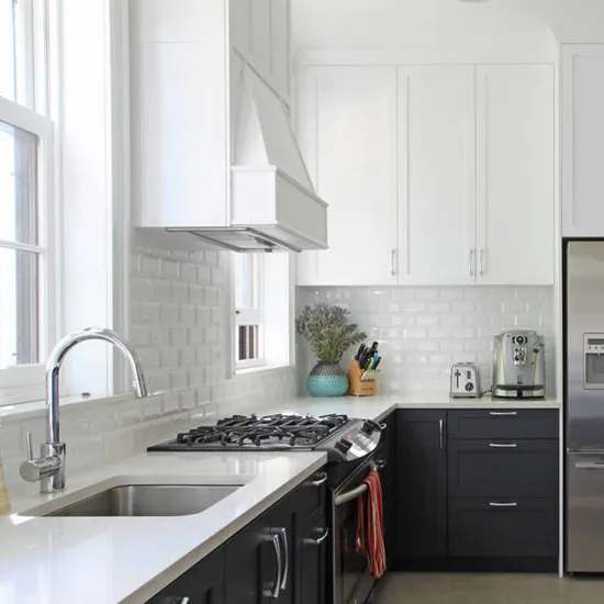 Foshan Factory Kitchen Manufacturer Matt White Kitchen Cabinet