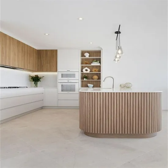 Free Customzied Design Hot Sales Popular Laminate Modern Frameless Timber Finish Kitchen Cabinets