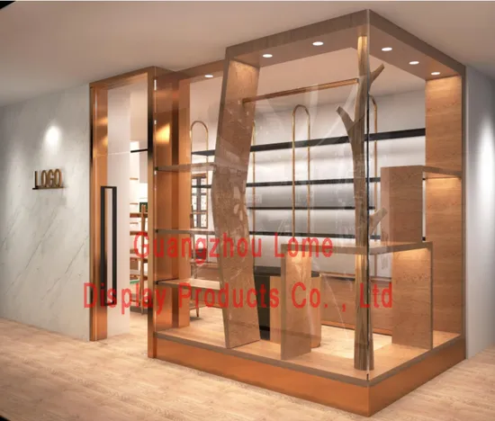 Whole Boutique Rusty Design Comprehensive Boutique Shopping Mall Jewelry Display Showcase