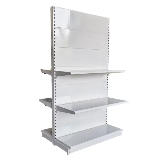 Modula Shelf with Flat Backpanel 25mm Pitch Hole Gondola Shelving for Supermarket and Stores