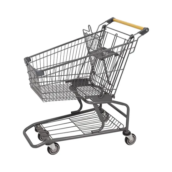 American Design Metal Shopping Trolley Cart for USA Market
