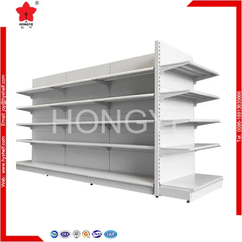 Supermarket Metal Grocery Store Gondola Shelf