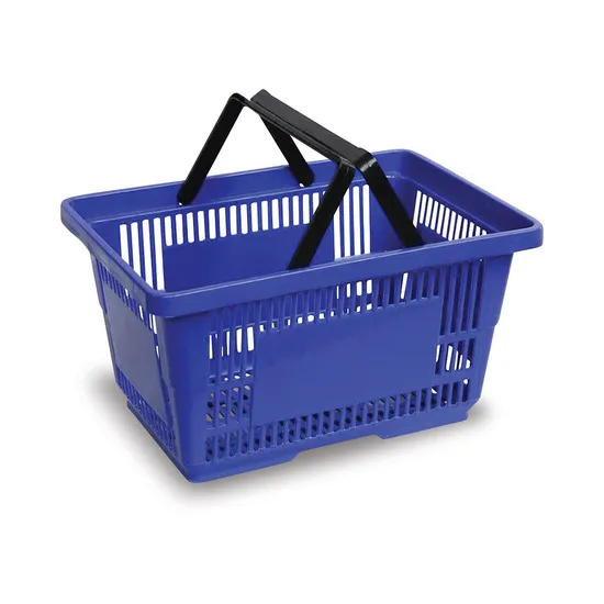 High Quality Handle Design Plastic Wicker Shopping Basket (JS-SBN03) High Quality Handle Design Plastic Wicker Shopping Basket (JS-SBN03)