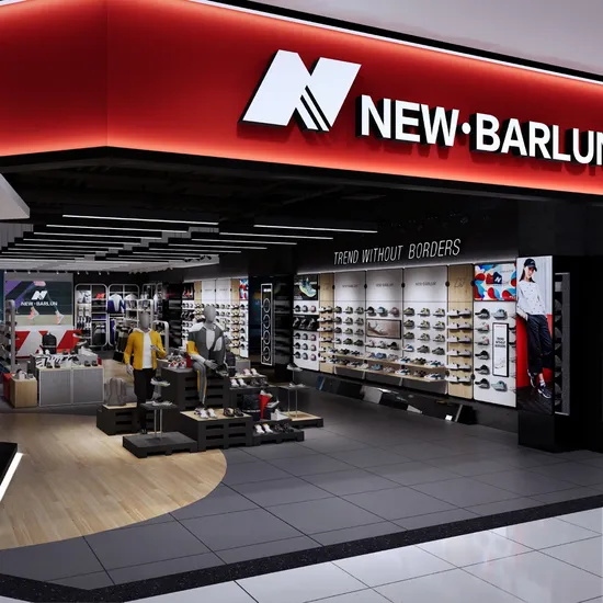 Fashion Sports Clothes Shoes Store Design