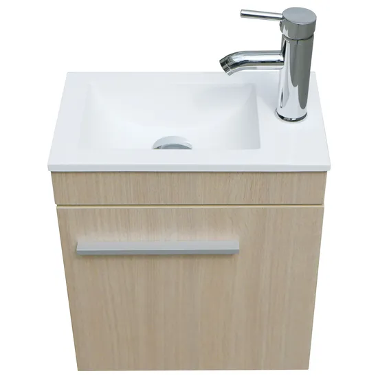 Bathroom Vanity Cabinet Set Undermount Resin