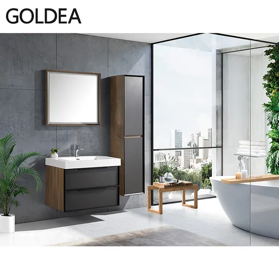 Hotel Cabinet Single Sink Metal Frame Bathroom Wash Basin Vanity