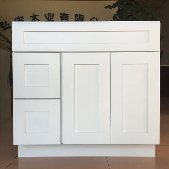 36 Inch Va3621 White Shaker Modern Bathroom Vanity Cabinet/ White Shaker Vanity