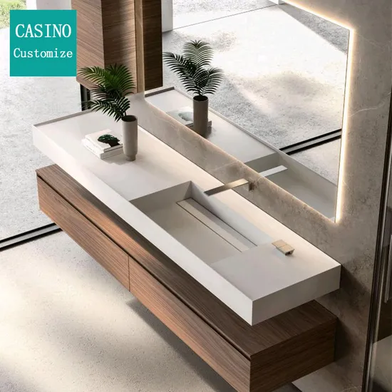 Wall Mount Bathroom Cabinets Vanity with LED Mirror