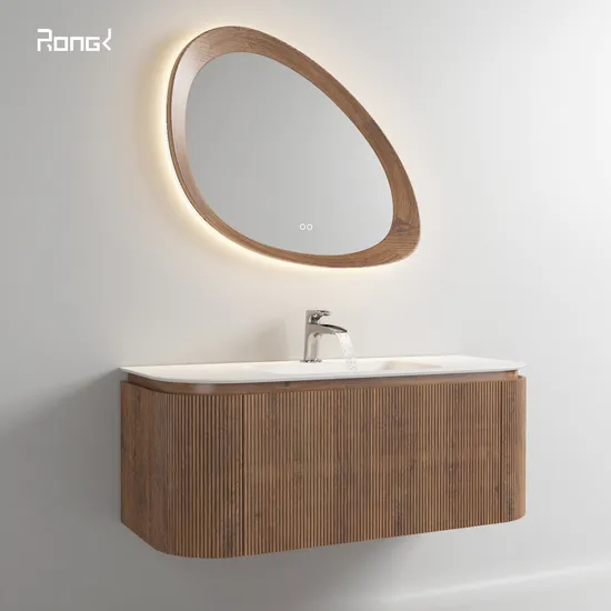 Waterproof Sink Cabinet Bathroom Vanity Wall Hung Bathroom Side Cabinet Lavabo Bathroom Fashionable Multifunctional Wooden Bathroom Cabinet