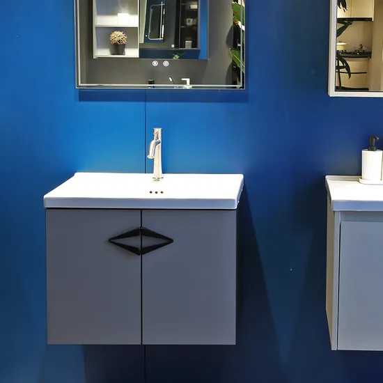 New Products Various Color Rustic Bathroom Cabinet Mirror Set Bathroom Cabinet Vanity with Sink