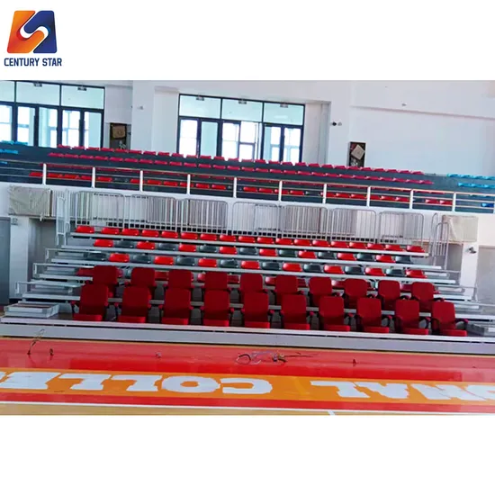 Rise Mounted Retractable Bleachers / Conference Hall Telescopic Seating Systems