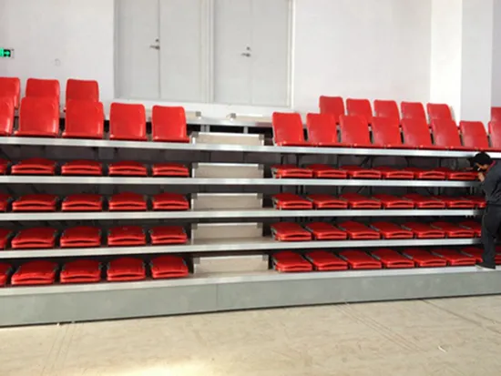 Electric Telescopic Grandstand Seating Moveable Stadium Retractable Bleacher Chairs Indoor Gym Bleacher Spectator Indoor Tribune Hall Sport Portable System Seat