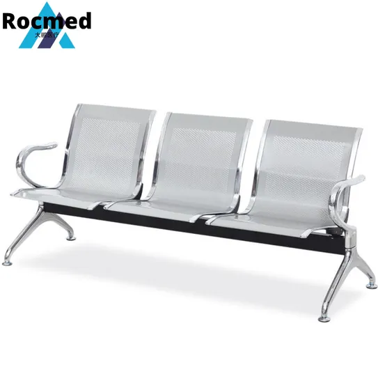 Metal Alumimun Alloy Stainless Steel Hospital Medical Accompany Infusion Chair Outdoor Airport Park Bank Conference School Public Waiting Chair Bench Couch