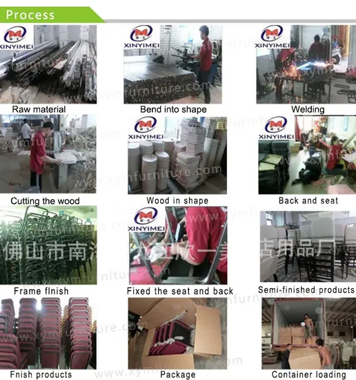 Chinese Factory Price Silvery Cheap Church Chair