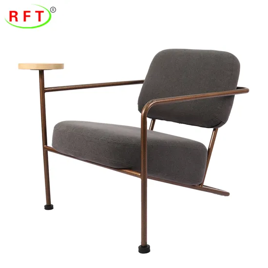 Factory Grey Fabric PU Customer Reception Public Sofa Waiting Chair