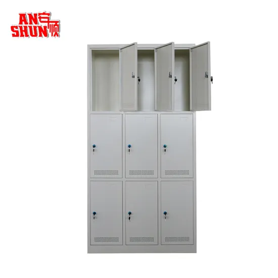 Steel Storage Cabinet Staff Use Furniture 12 Door Locker Cabinet