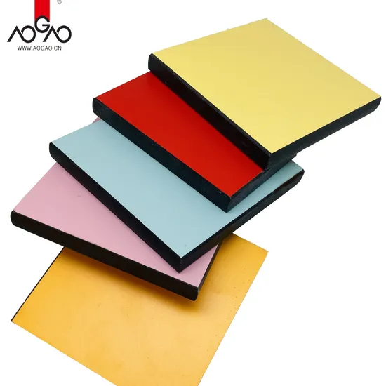 Aogao Solid Compact Density Fiberboard Panel HPL Phenolic Waterproof Compact Panel