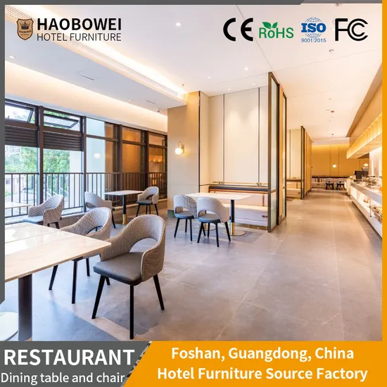 Hotel Dining Room Table Chair Set Booth From Guangdong Leather Wooden Furniture