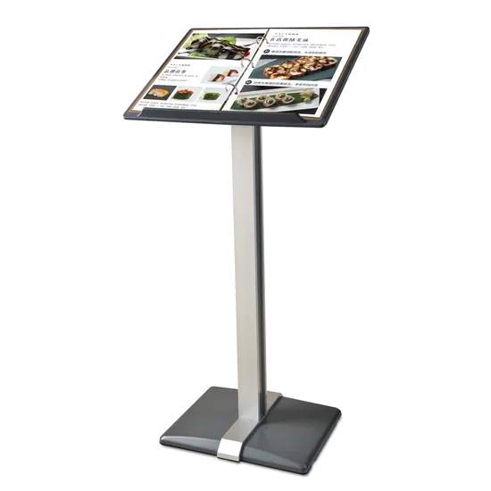 Freestanding Menu Stand Restaurant Lectern Floor Sign Holder Display Menus
