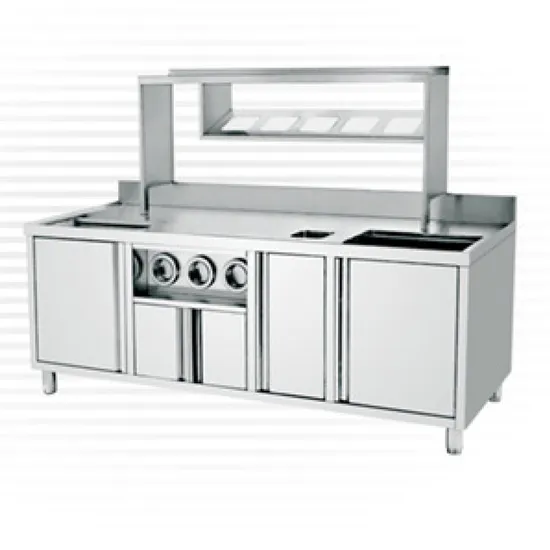 Single Swing Door Stainless Steel Worktable with 3 Drawer