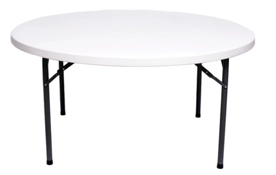 6FT Fold Round Table in Dinner Table 10-12 Seat