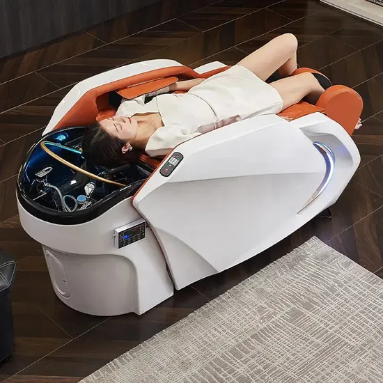 Custom Luxury Salon Hair Washing Massage Chair Electric Massage Bed Head SPA Massage Shampoo Bed