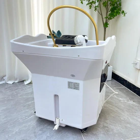 Salon Furniture Hair Washing Portable Shampoo Sink with Water Tanks SPA Head Water Therapy for Thai Massage Beauty Bed