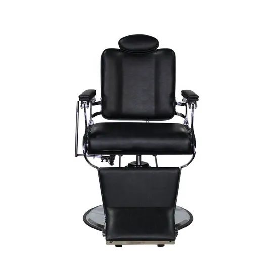 Black Customized Vintage Furniture Salon Beauty Barber Chair for Barber Shop with Pedal