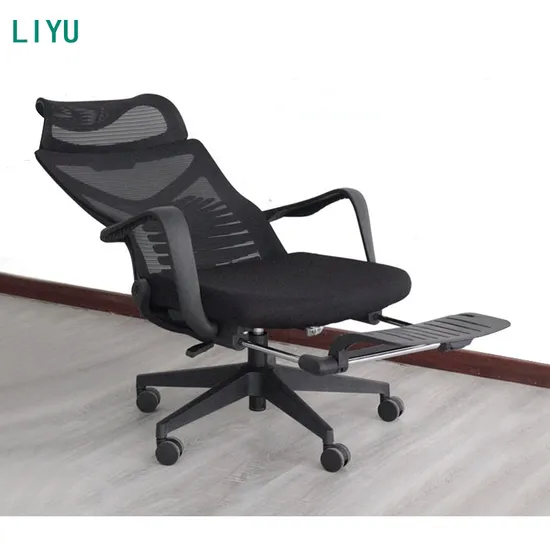 Liyu Modern Chairman Swivel Office Chair Revolving Chair Executive Black Mesh Office Chair