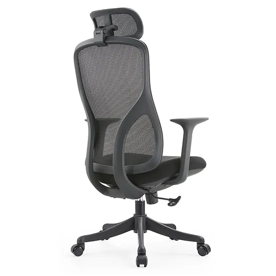 2024 New Arrival Home Office Chairs Modern Boss Executive Spare Parts Metal Frame Luxury Swivel Staff Ergonomic Executive Mesh Work Chair with Adjusted Headrest