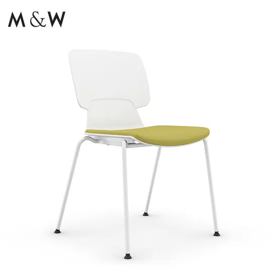School Red Fabric Library Reading Training Handle Mesh Back Fabric Visitor Chair