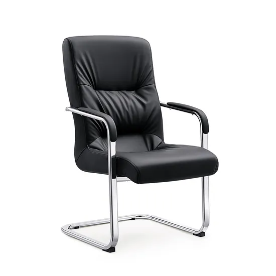 Leather Cantilever Conference Office Visitor Chair