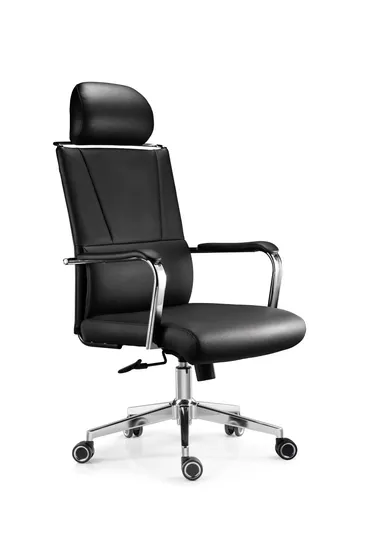 Workplace Office Furniture Black Leather Staff Swivel Executive Chair with Bulk Price