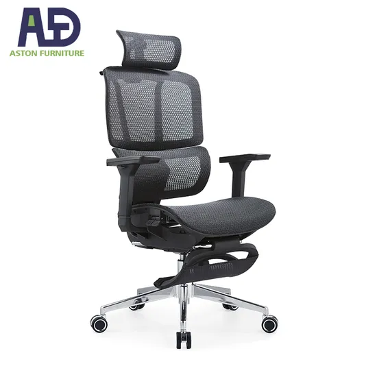 Aston Ergonomic Office Chair with Adjust Lumbar Support for Professionals Wire Control