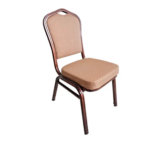 Stackable Nordic Metal Banquet Chair for Event Church Dining Furniture Wholesale Price