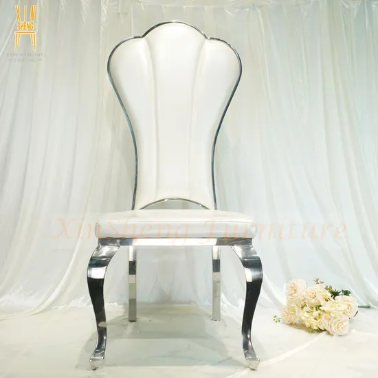 Hot Sale High Quality Silver Gold Elegant Stainless Steel Dining Chair