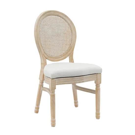 Antique Rattan Cane Back Louis Style Stackable Wedding Chairs(ZG16-023)