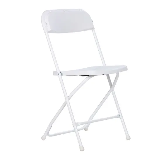 Cheap White Folding Resin Chair Wedding Plastic Chair for Events Restaurant Banquet