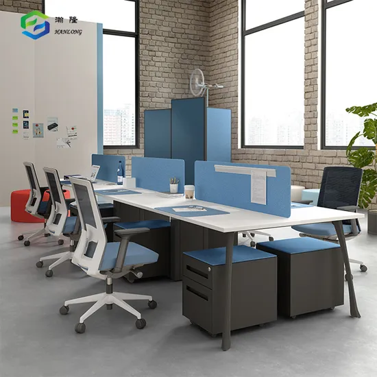 Modular Office Workstation Desk Extendable Frame Melamine Furniture Office Table