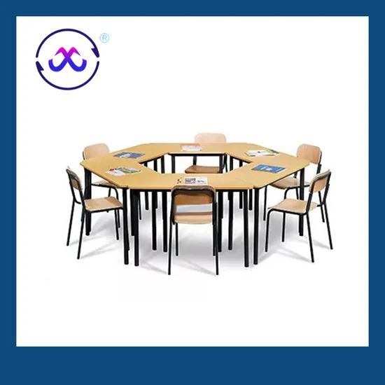 Adjustable Womei Customized China Plastic Student Chair School Desk with CE